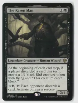 The Raven Man #103 (Foil) (NM) Dominaria United DMU Magic MTG - Image 1