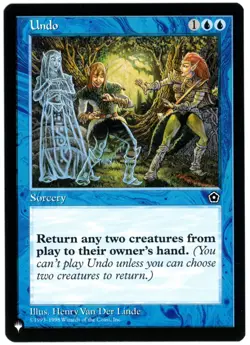 Undo - The List Reprints - Mystery Booster 2 - MTG - NM/M - Image 1