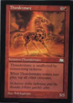 Thundermare - Weatherlight: #116, Magic: The Gathering Nm R187 - Image 1
