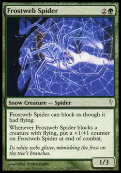 Frostweb Spider - Medium Play MTG Coldsnap - Image 1