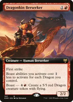 Dragonkin Berserker (Extended Art) [KHM - 357] - Image 1