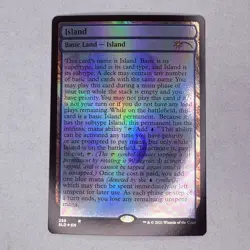 SLD Island (255) (Full-Text Lands) Secret Lair Drop Foil MTG NM - Image 1