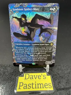 MTG Symbiote Spider-Man (Borderless Foil) Marvel's Spider-Man 217 NM - Image 1