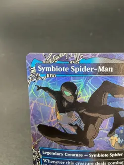 MTG Symbiote Spider-Man (Borderless Foil) Marvel's Spider-Man 217 NM - Image 2