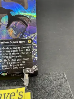 MTG Symbiote Spider-Man (Borderless Foil) Marvel's Spider-Man 217 NM - Image 4