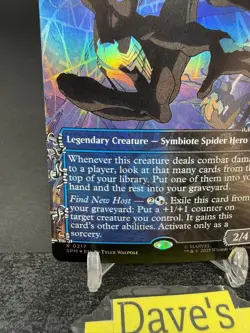 MTG Symbiote Spider-Man (Borderless Foil) Marvel's Spider-Man 217 NM - Image 5