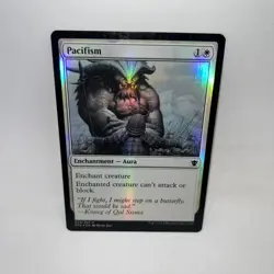 Pacifism 29 Common Dragons of Tarkir Magic: The Gathering Foil Lightly Played - Image 1