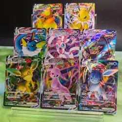 Pokemon TCG Chinese Umbreon Espeon Sylveon Glaceon Flareon Jolteon RRR lots of 8 - Image 1