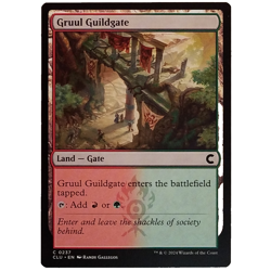 x4 Gruul Guildgate CLU MTG M/NM Playset Common Multi-color Dual Land Gate TCG - Image 1