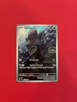 Pokemon TCG Zorua 075/064 Shrouded Fable Illustration Rare Holo - Image 1