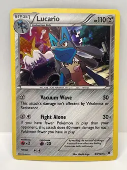 Pokemon TCG Lucario Knockout Box Cosmos Holo Promo - Image 1