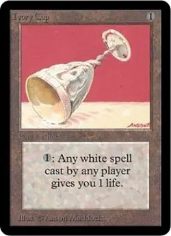 Magic MTG Alpha Ivory Cup LIGHTLY PLAYED LP - Image 1