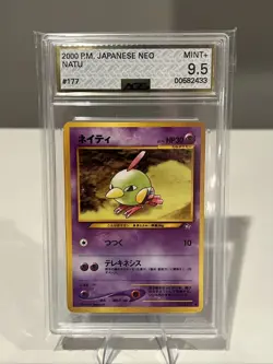 2000 Pokemon Japanese Neo Natu AGS 9.5 - Image 1