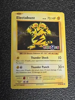 Pokemon TCG Electabuzz Promo Toys R Us 41/108 Holo MP - Image 1