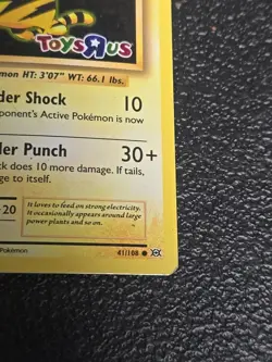 Pokemon TCG Electabuzz Promo Toys R Us 41/108 Holo MP - Image 3