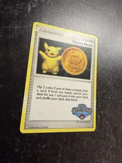 Pokemon Victory Medal 2008 Battle Road Spring Promo Holo Rare LP - Image 2