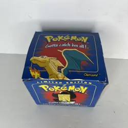 1999 Pokemon CHARIZARD 23k Gold Plated Trading Card Burger King blue Box SEALED - Image 3