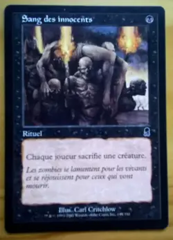 mtg 4x sang des innocents odyssee FRENCH vf fr 4x innocent blood odyssey magic - Image 1