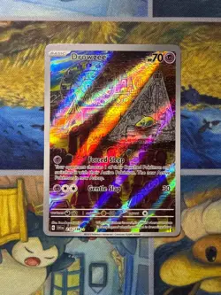 Pokemon Drowzee TCG Scarlet & Violet Base Set Holo Card 210/198 NM 210/198 - Image 1