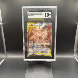 Pokemon Arceus & Dialga & Palkia GX 2019 Cosmic Eclipse 221/236 UR Holo SGC 10 - Image 1