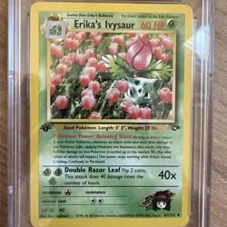 Pokemon Erika's Ivysaur #41 1st Edition Gym Challenge, Wotc, CGC GEM MINT 10!!! - Image 2