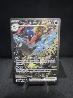 Greninja EX SVP 132 Shrouded Fable Black Star Promo Illustration NM Pokemon TCG - Image 1