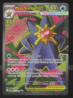 Mega Starmie ex Perfect Order Ultra Rare 102/088 Pokemon TCG NM/M - Image 1