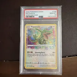 2020 Pokemon SWSH Vivid Voltage #138 Rayquaza PSA 10 GEM MINT - Image 1