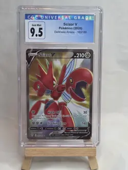 Scizor V Pokemon (2020) Darkness Ablaze - 183/189 Mint 9.5 - Image 1