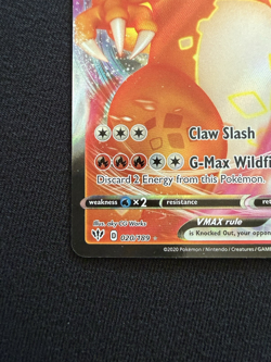 Charizard VMAX 020/189 Darkness Ablaze Ultra Rare Pokemon NM - Image 5