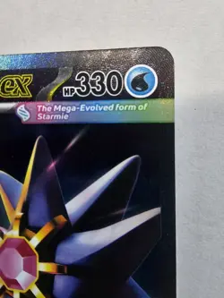 Pokemon Mega Starmie EX 118/088 POR Rare Holo Mega Evolution EX Card - Image 4