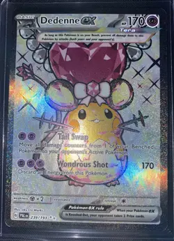 Pokemon Paldea Evolved, Dedenne EX, Holo Rare, NM/M, No Scratches! - Image 1
