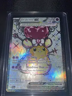 Pokemon Paldea Evolved, Dedenne EX, Holo Rare, NM/M, No Scratches! - Image 4