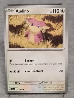 ✨Pokemon - Audino - 124/159 - Common - Journey Together - NM✨ - Image 1