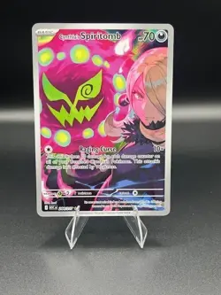 🔥 Cynthia’s Spiritomb 244/217 Illustration Rare Full Art Pokemon Card NM 🔥 - Image 1
