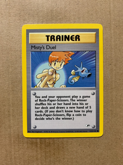Misty's Duel 123/132 Gym Heroes - Common Pokemon Card - NM/Mint - Image 1