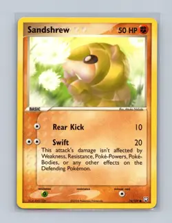Sandshrew 74/74 Common Team Rocket Returns Lightly Played - Image 1