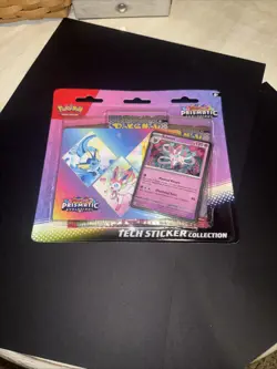 (New/sealed) Pokemon TCG Scarlet Violet Prismatic Evolutions Tech Sticker Collec - Image 1