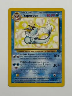Pokemon TCG Vaporeon 28/64 Regular Non-Holo Rare Jungle ITALIAN! - Image 1