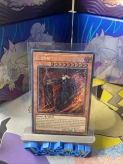 Yu-Gi-Oh! TCG Queen of the Blazing Domain Prismatic Secret Rare Card MP25-EN147 - Image 1