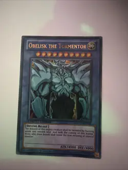 Yugioh Obelisk the Tormentor YGLD-ENG02 Ultra Rare NM - Image 1
