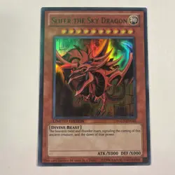 Slifer the Sky Dragon Ultra Rare King of Games: YGLD-ENG01 NM - Image 1