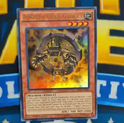 Yu-Gi-Oh! Ancient Gear Gadget SR03-EN000 Ultra Rare 1st Edition Foil Card - Image 1