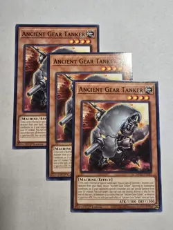 x3 Ancient Gear Tanker Common 3x MP25-EN312 NM 1st Ed Yu-Gi-Oh! - Image 1