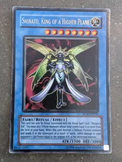 YuGiOh! Shinato, King of a Higher Plane DCR-EN016 1st Ed Some Play - Image 1