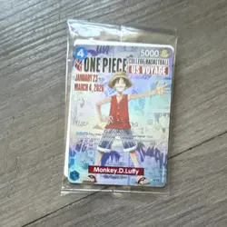 Bandai Namco One Piece CCG Monkey D. Luffy College Basketball US Voyage Promo - Image 1
