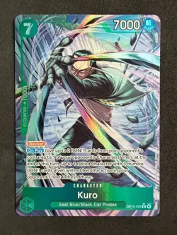 One Piece - Kuro OP15-025 Alternate Art - Adventure on Kami's Island NM - Image 1