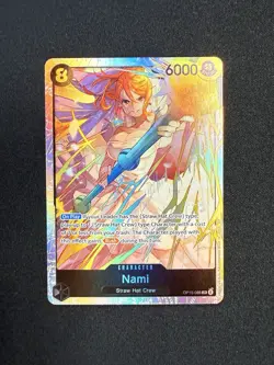 Nami OP15-086 SR - One Piece TCG English Card Adventure on Kami's Island Foil - Image 1