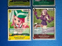 Jewelry Bonney One Piece TCG OP07-026/OP08-105 Super Rare+OP12/ST21 Common PWE - Image 4
