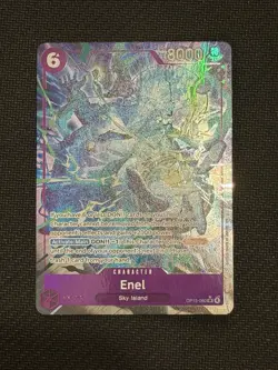 Enel OP15-060 SR Alt Art Adventure On Kami’s Island ENGLISH ONE PIECE - Image 1